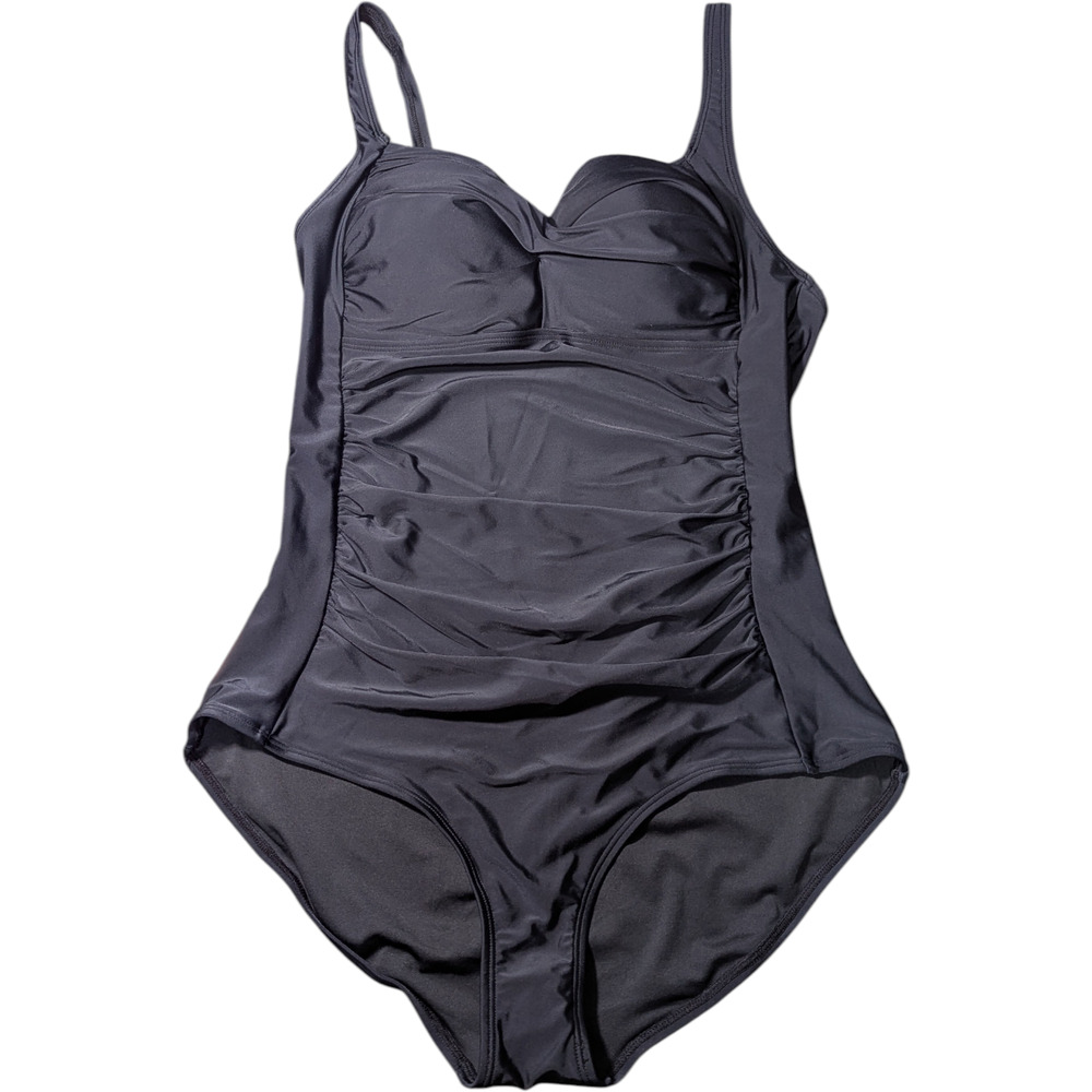 Ocean Blues Women's Swimming Suit Black NWT Size M One Piece Summer Outfit
